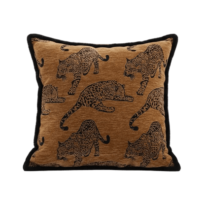 1098 Panthera Jacquard Pillow Cover