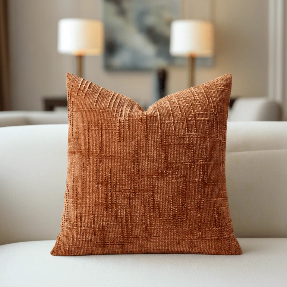 1123 Percy Chenille Pillow Cover