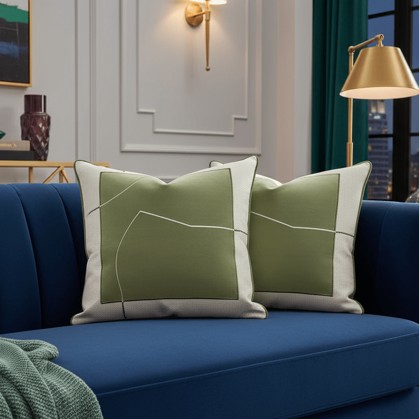 1141 Pistachio Green Pillow Cover
