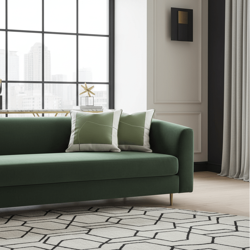 1141 Pistachio Green Pillow Cover