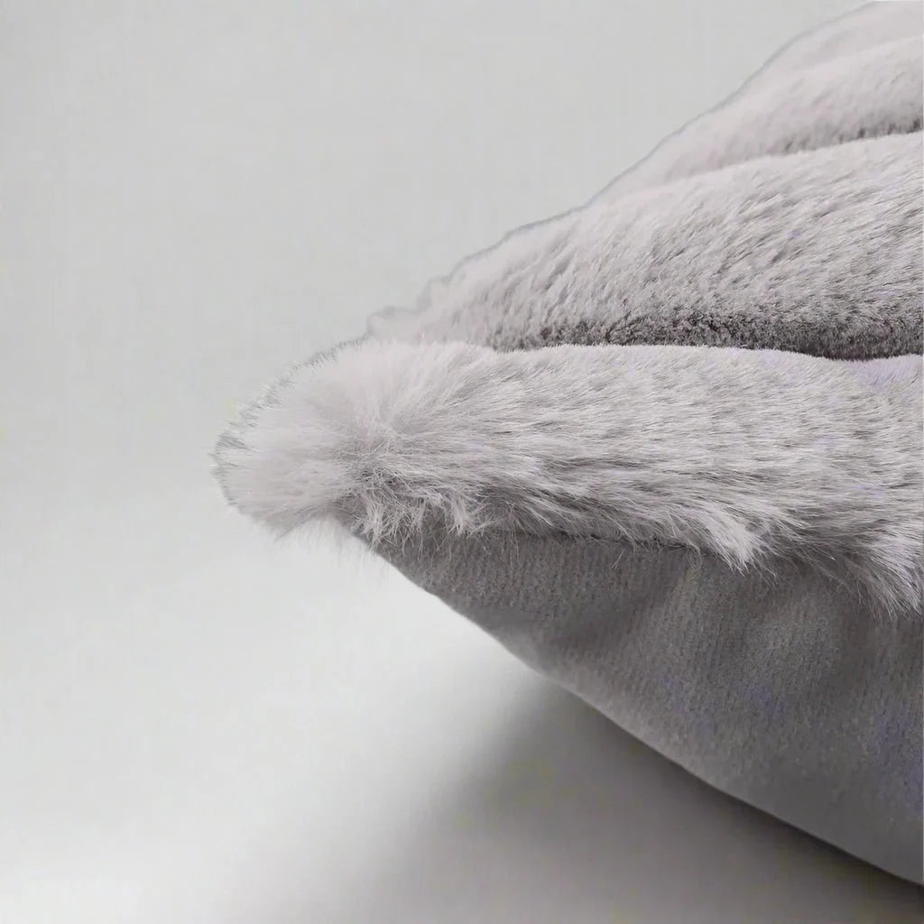 1186 Plush Princess Faux Fur Pillow Cover