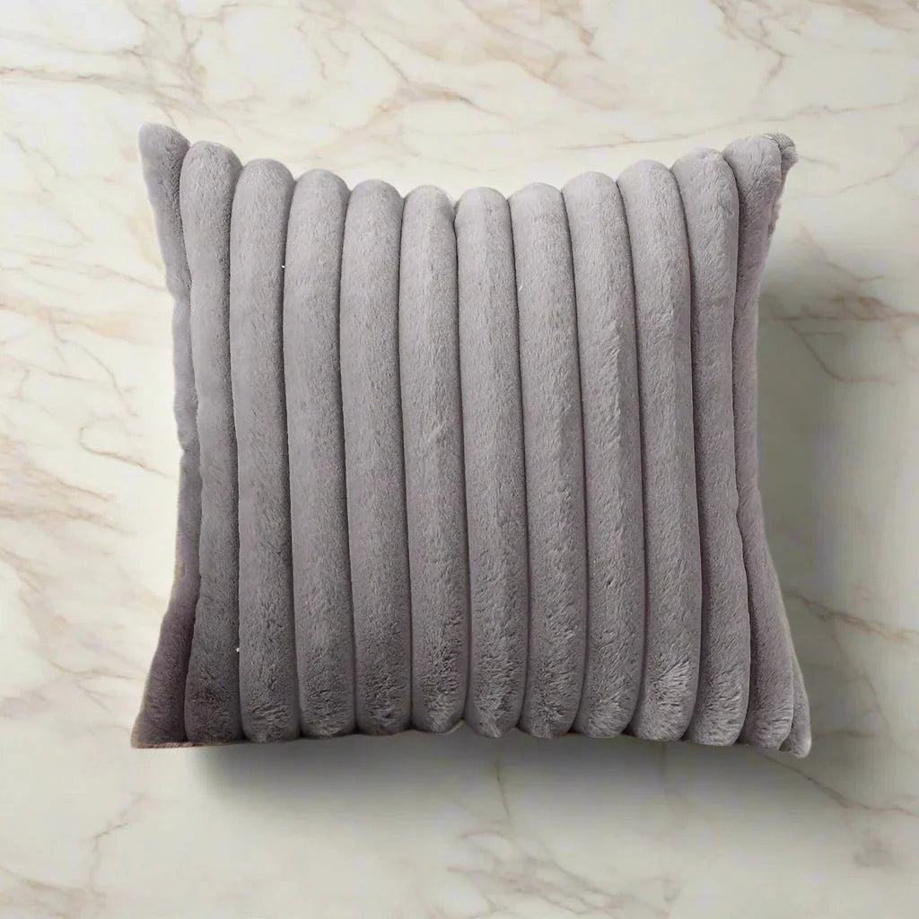 1186 Plush Princess Faux Fur Pillow Cover
