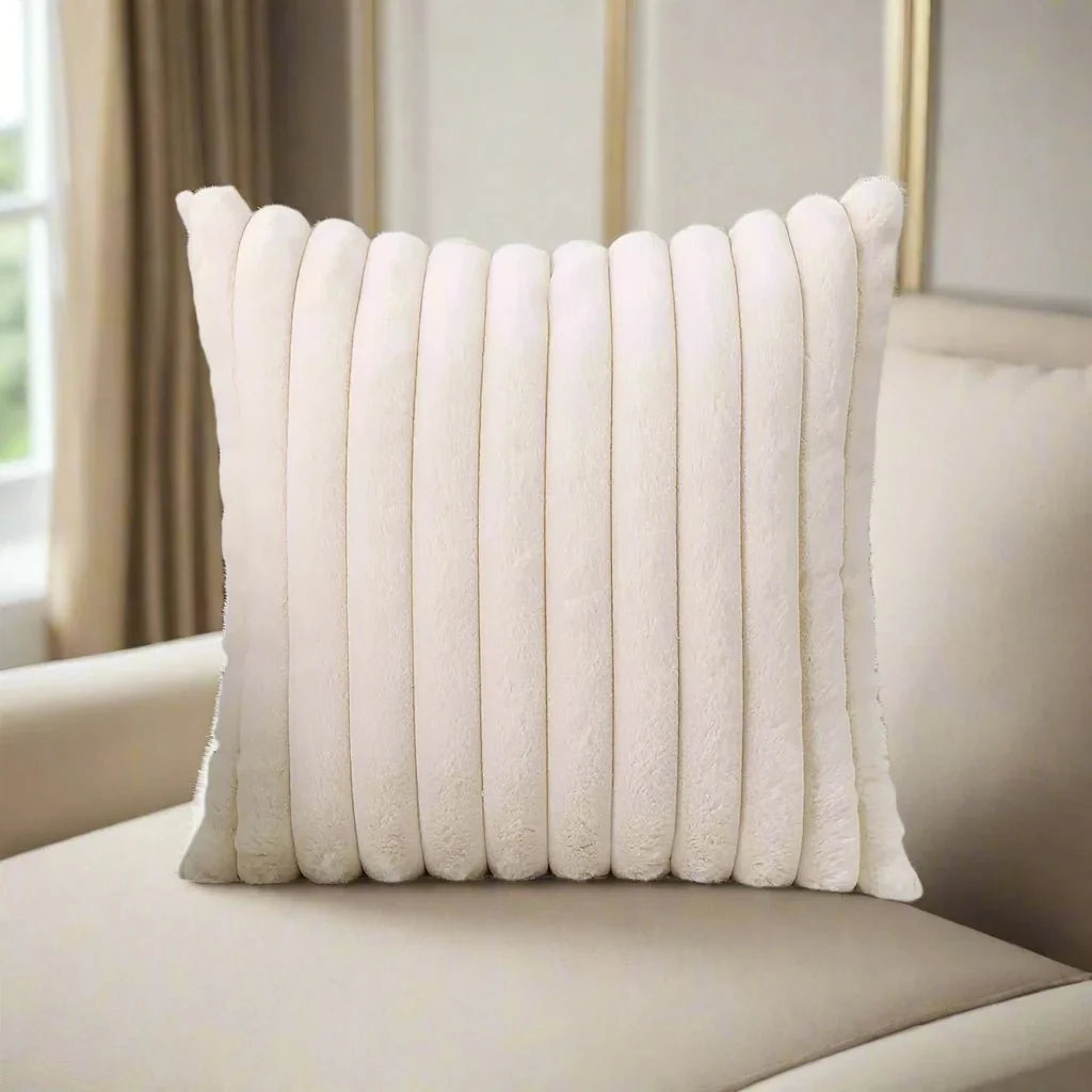 1186 Plush Princess Faux Fur Pillow Cover