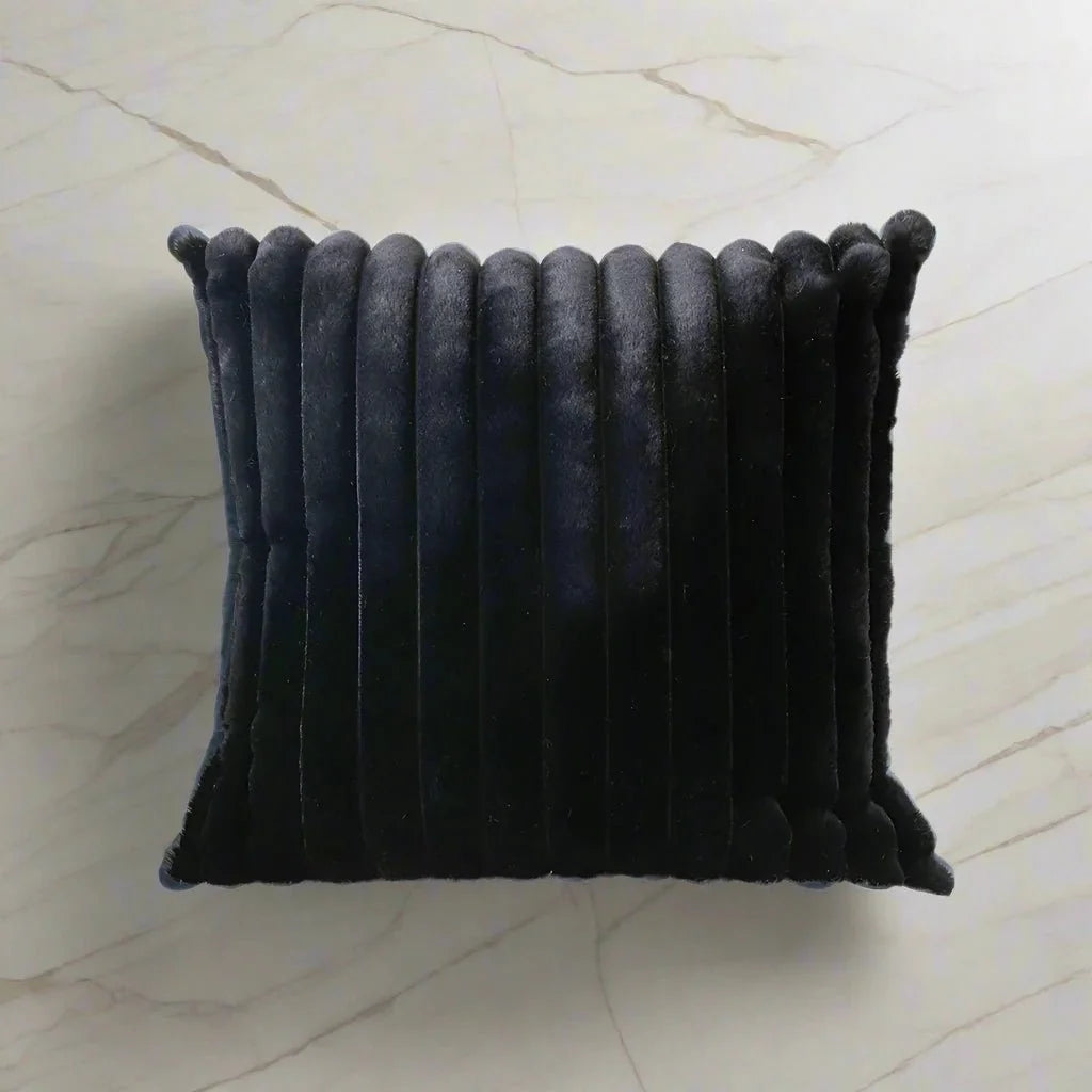 1186 Plush Princess Faux Fur Pillow Cover