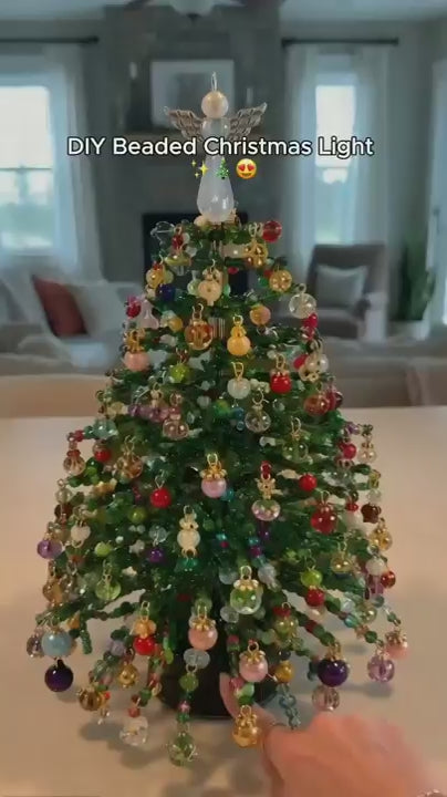 WH_AD_1366448671713126 | 🎄✨ DIY Beaded Christmas Tree Kit – 🎅Create Your Own Sparkling Holiday Decoration