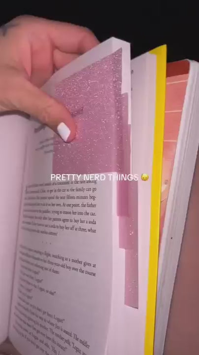 WH_AD_1570432194545659 | 12 Boxes of Glittery Transparent Pull-Out Sticky Notes (960 Sheets Total) – Sparkly Office Stationery with Strong Adhesion, No Residue, Reusable Up to 50 Times per Sheet