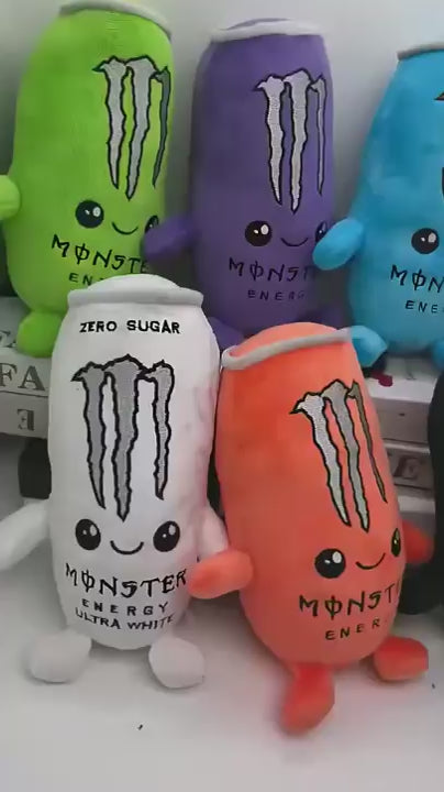 WH_AD_1772341313854156 | Cute Energy Drink Can Inspired Plush Toy – Soft Kawaii Beverage Can Stuffed Doll, Funny Gift & Room Decor