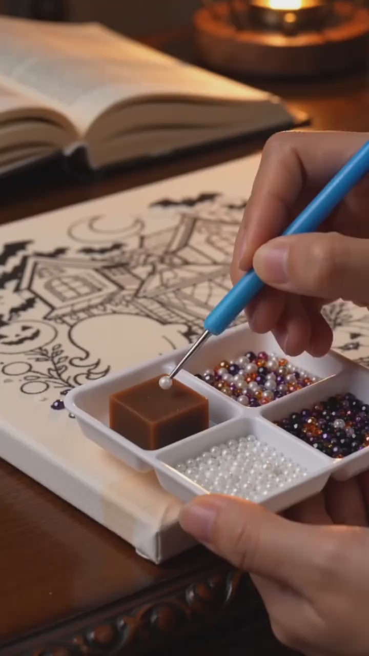 Halloween Pearl Art DIY Kit demo video 1