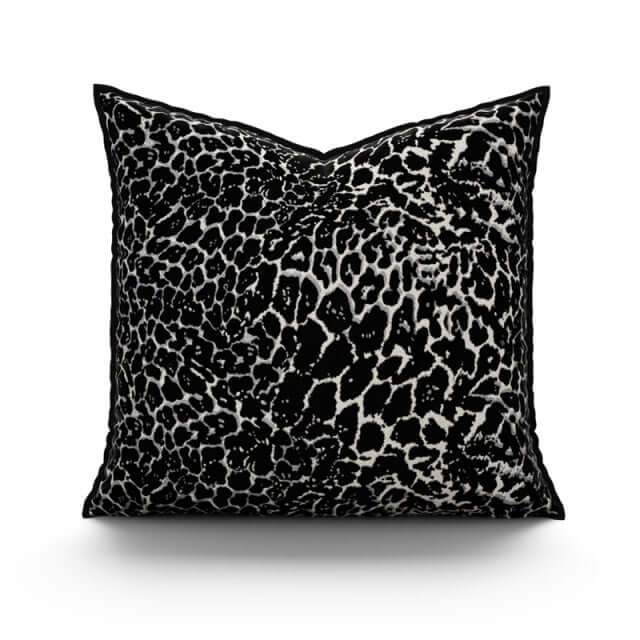 1023 Cushion Cover Leopard Embroidery Modern Pillow Case 45x45cm