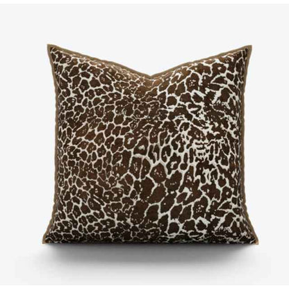 1023 Cushion Cover Leopard Embroidery Modern Pillow Case 45x45cm