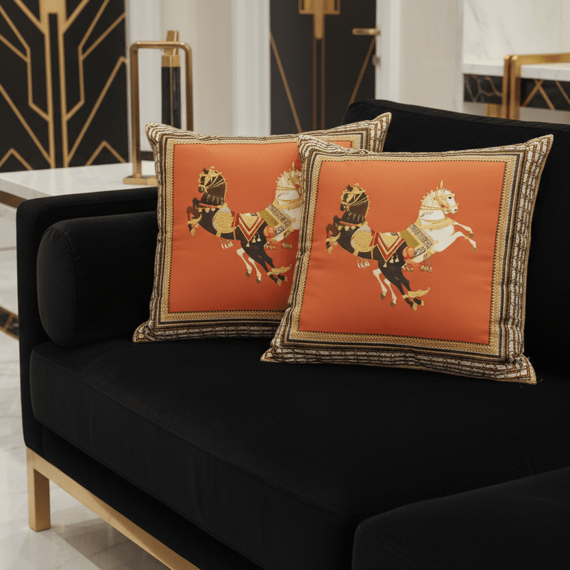 1180 Ruby Empress Pillow Cover