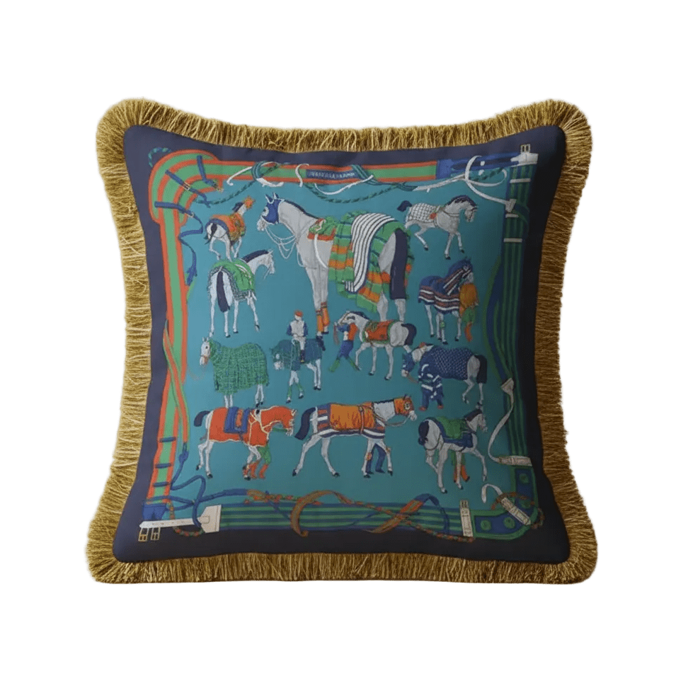 1085 Saddle Society Pillow Cover