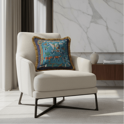 1085 Saddle Society Pillow Cover