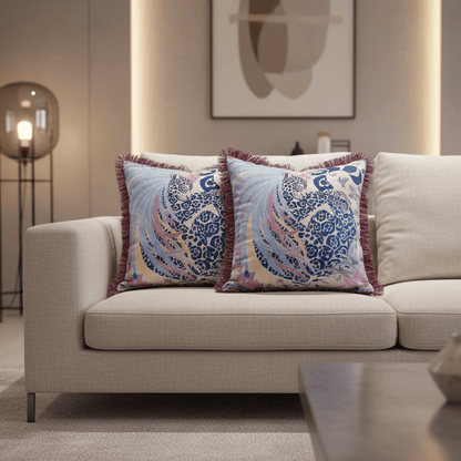 1094 Saffron Jungle Pillow Cover