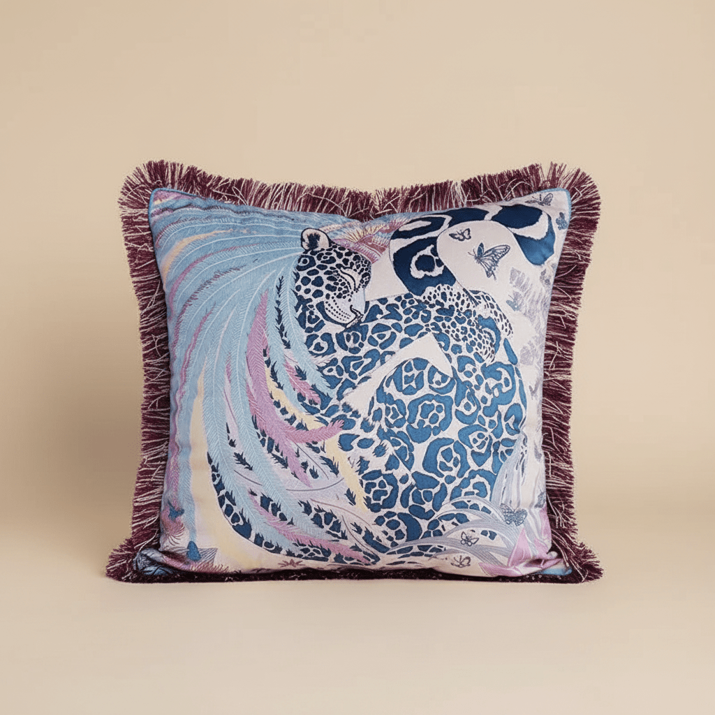 1094 Saffron Jungle Pillow Cover