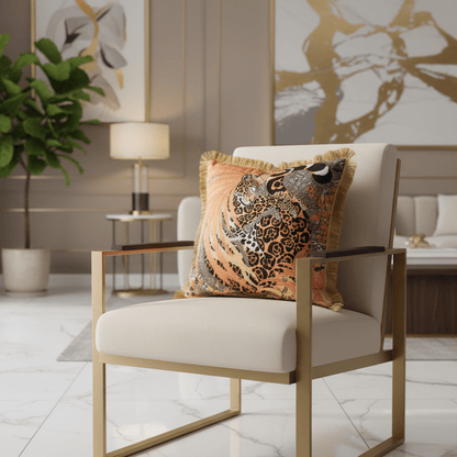 1094 Saffron Jungle Pillow Cover