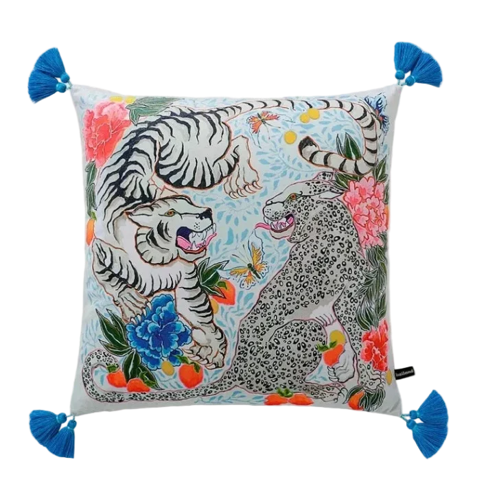 1089 Savage Bleu Bloom Pillow Cover