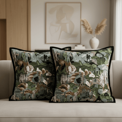 1101 Serene Terrain Pillow Cover