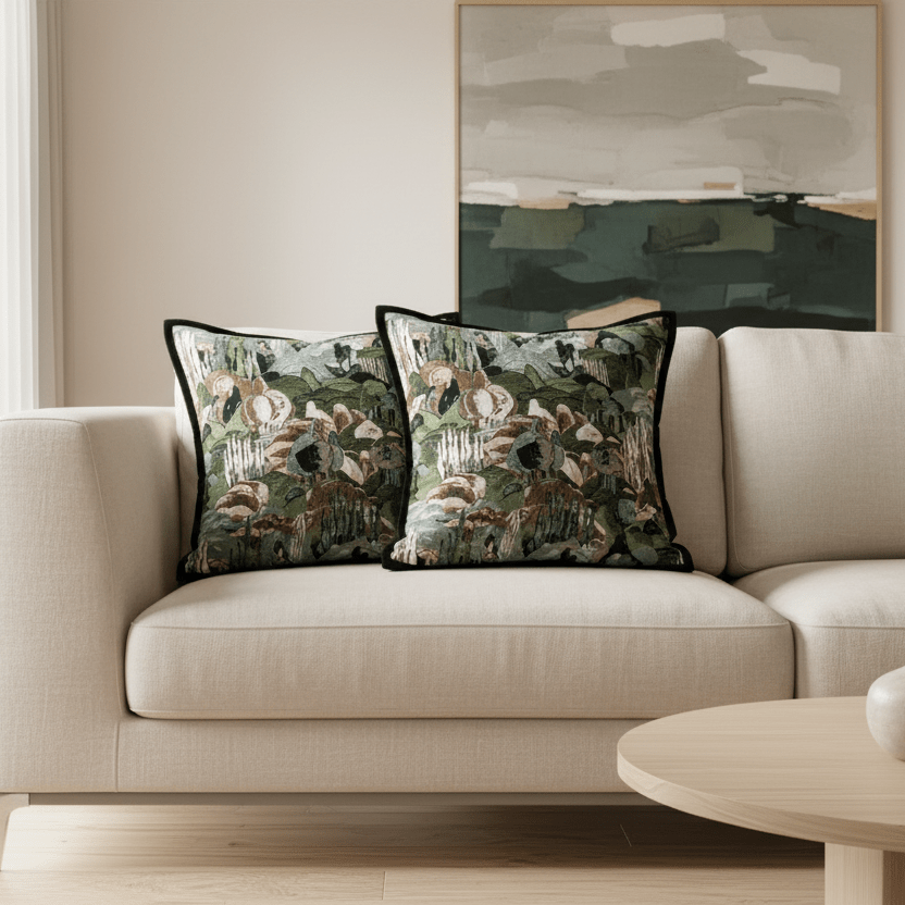 1101 Serene Terrain Pillow Cover