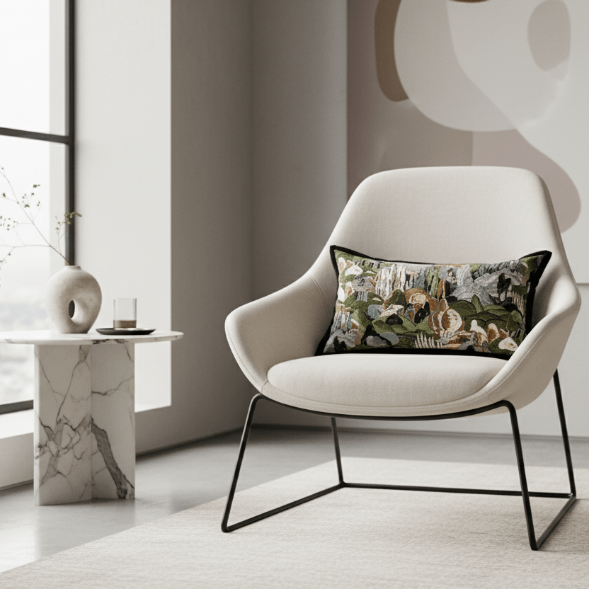 1101 Serene Terrain Pillow Cover