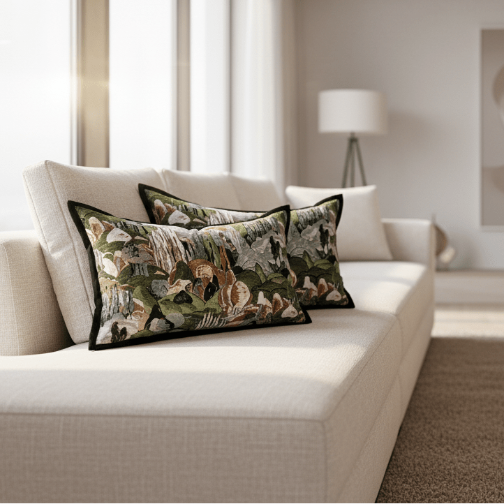 1101 Serene Terrain Pillow Cover