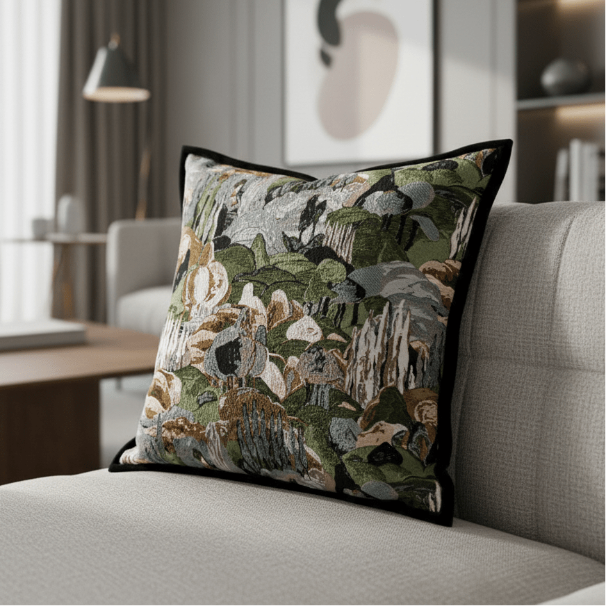 1101 Serene Terrain Pillow Cover