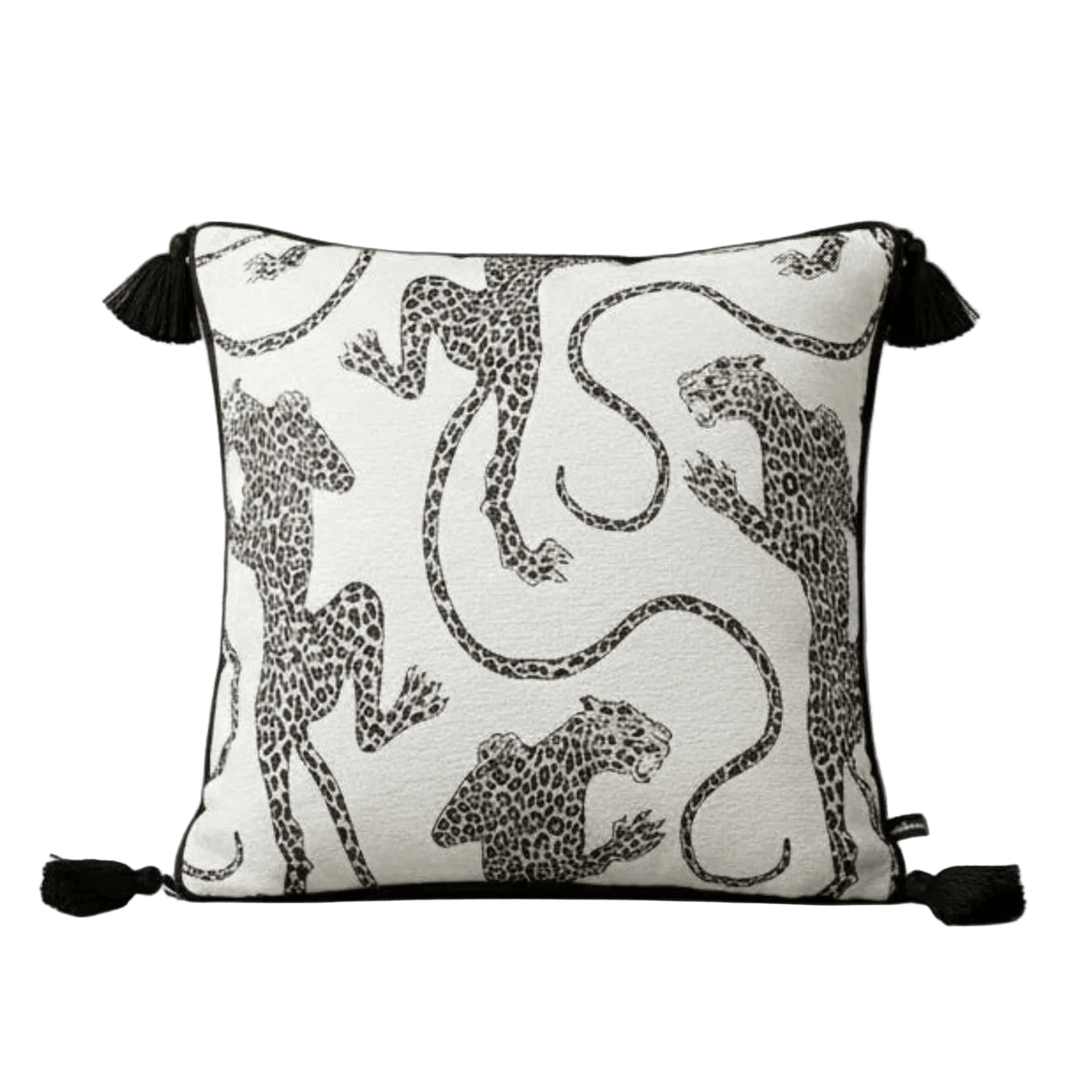 1128 Snow Leopard Chenille Pillow Cover