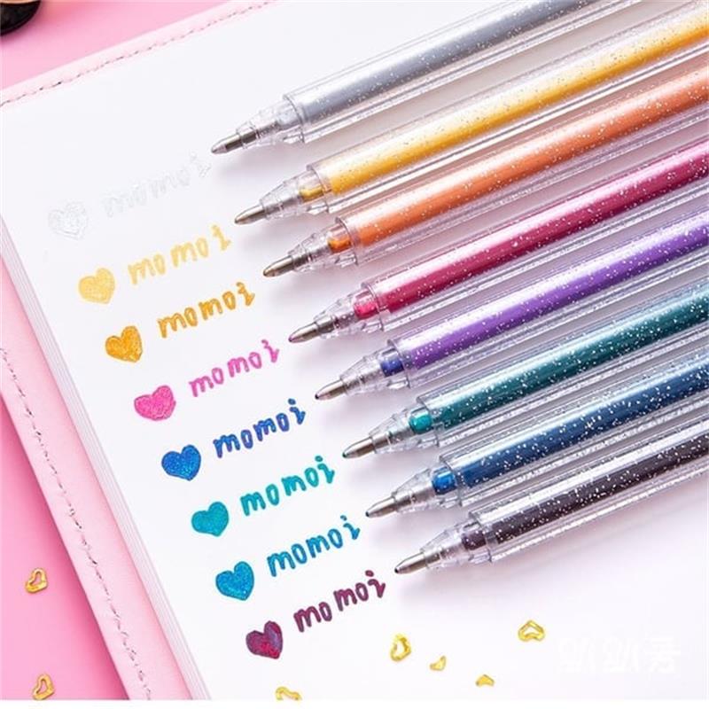 ⏳Last Day Sale Only $11.99!!💥Sparkle Glitter Gel Pen Set, Smooth & Smudge-Resistant, Eco Glitter, Ideal for All Ages – Grab Now!