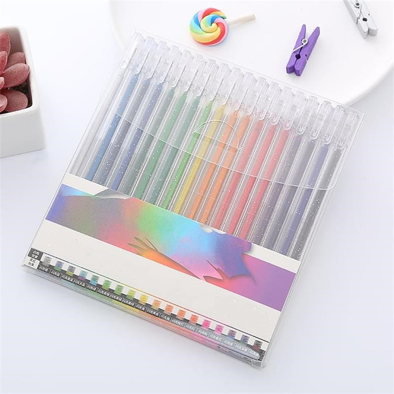 ⏳Last Day Sale Only $11.99!!💥Sparkle Glitter Gel Pen Set, Smooth & Smudge-Resistant, Eco Glitter, Ideal for All Ages – Grab Now!