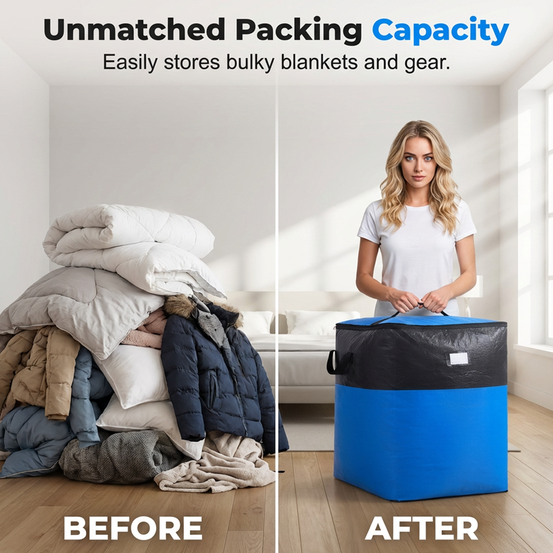 🔥LAST DAY SALE ONLY $12.99!!🔥StorMax™🇬🇧180L Waterproof Moving Storage Bags🏆Heavy-Duty • Extra-Large • Reusable ✅️