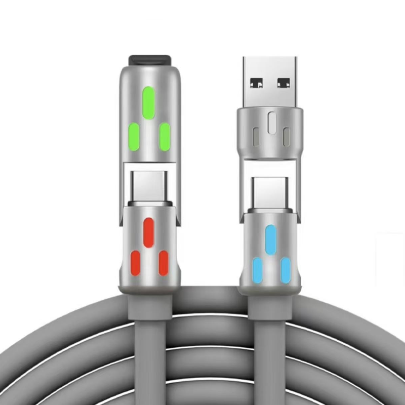 ⏳LAST DAY SALE ONLY $10.99!🔥Universal RGB 4-in-1 Fast Charging Cable
