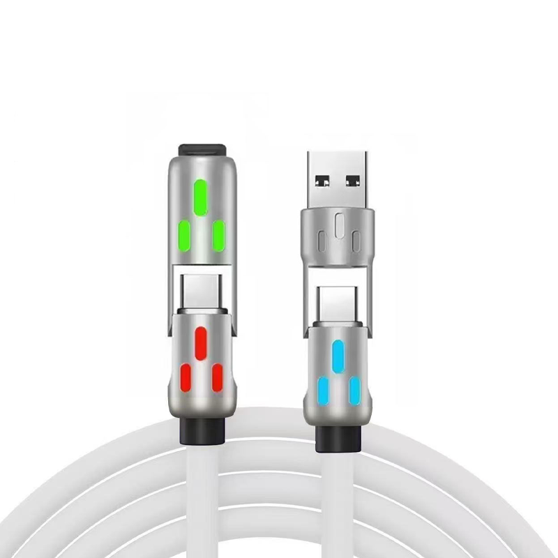 ⏳LAST DAY SALE ONLY $10.99!🔥Universal RGB 4-in-1 Fast Charging Cable