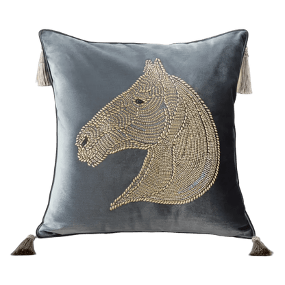 1100 Starlight Stallion Velvet Pillow Cover