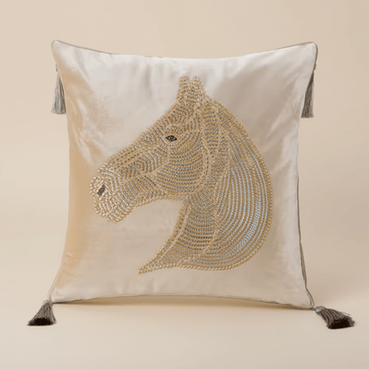 1100 Starlight Stallion Velvet Pillow Cover