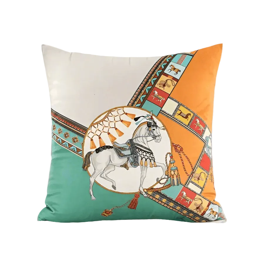 1135 Turquoise Palace Pillow Cover