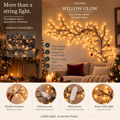 Vine light vs ordinary string lights comparison