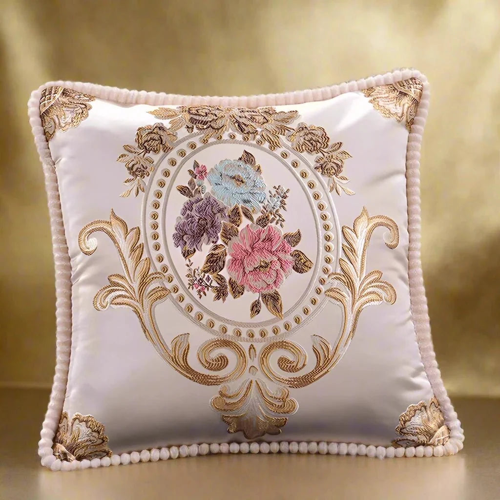 1185 Vintage Rose Palace Pillow Cover