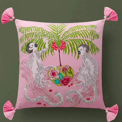1165 Monkey Business Pillow Covers