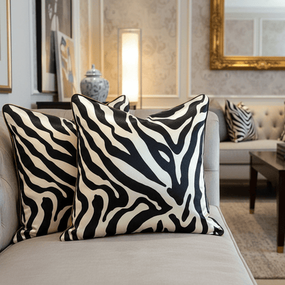 1139 Zebra Lavish Pillow Covers