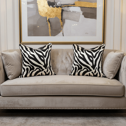 1139 Zebra Lavish Pillow Covers