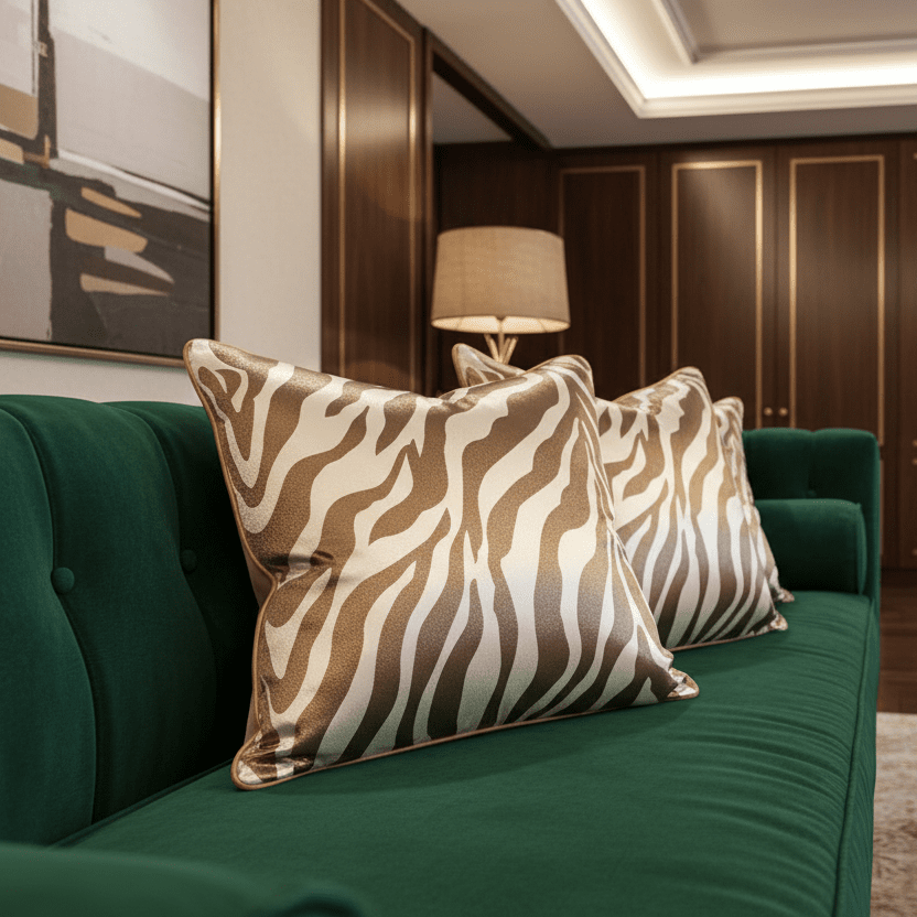 1139 Zebra Lavish Pillow Covers